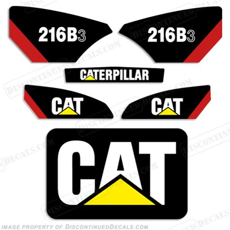 caterpillar decal for skid steer 258-3423|caterpillar decals.